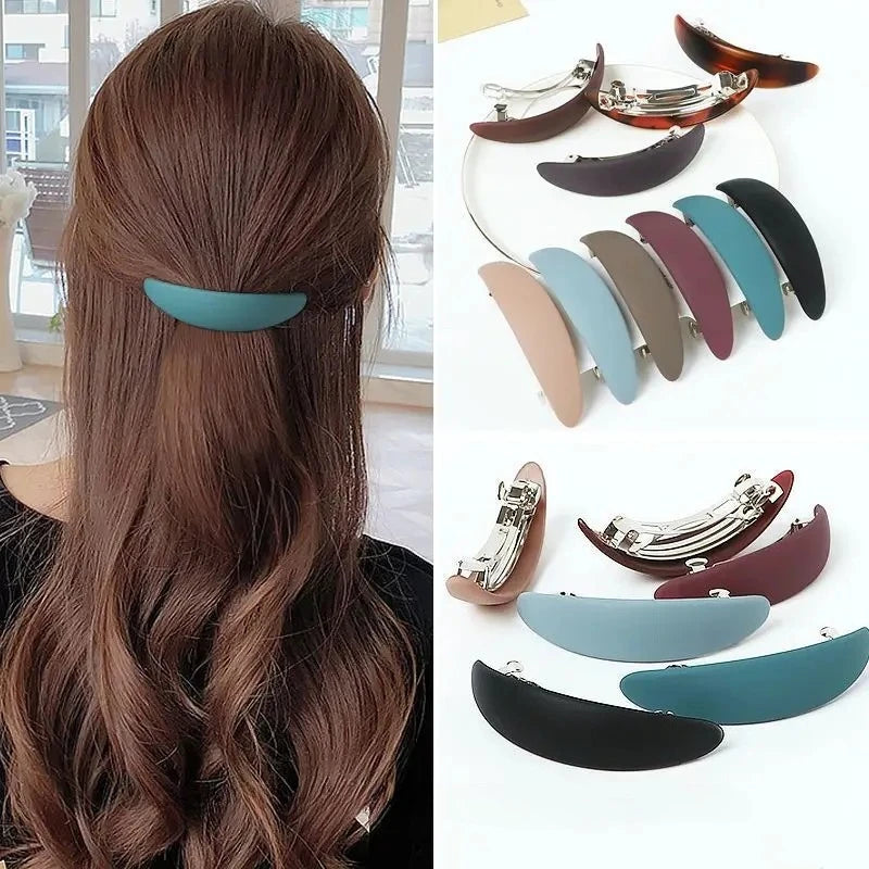 Horquilla Vintage elegante para mujer, soporte para cola de caballo, horquillas geométricas de primavera, pasador para niña, herramientas de estilismo, accesorios nuevos