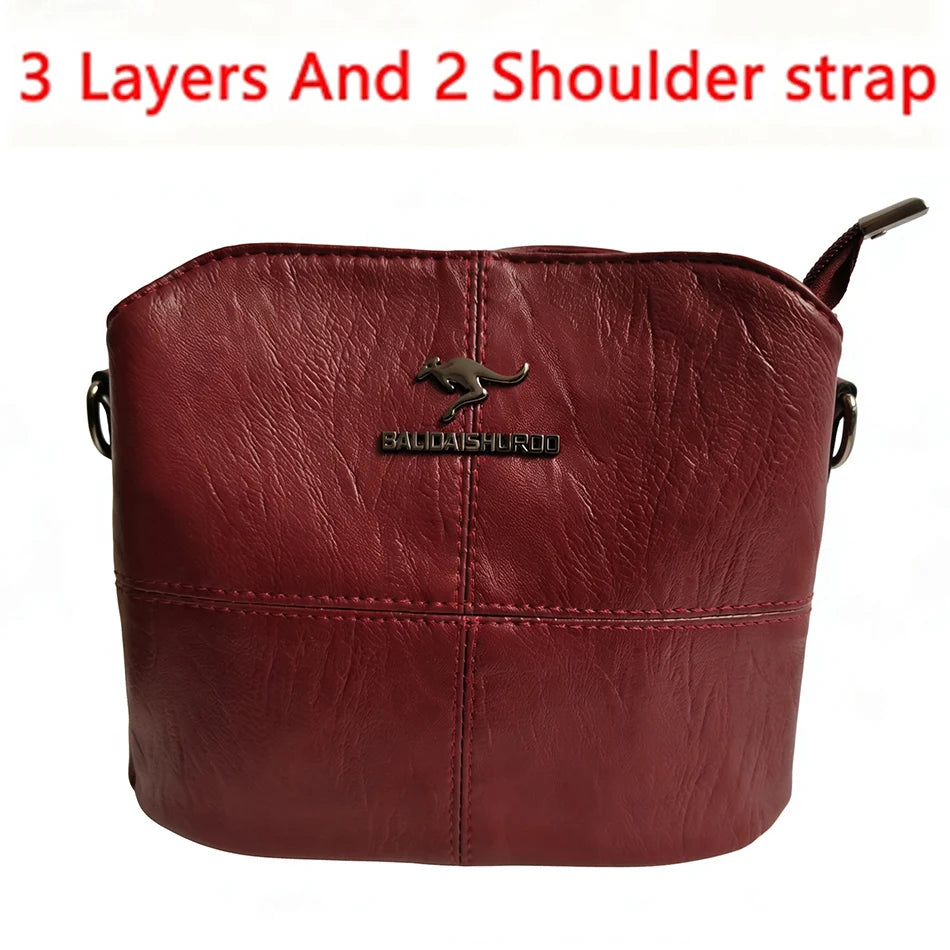 Bolso de mano bordado para mujer, bolsos de cuero de alta calidad para mujer, bolso de hombro para mujer, bolsos cruzados pequeños para mujer, bolso principal 2024