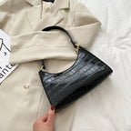 Yogodlns, bolso acolchado con solapa a la moda para mujer, marcas, bolsos de hombro con cadenas gruesas, bolsos cuadrados pequeños con textura acolchada, bolso para axila