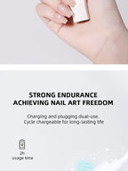 Mini lámpara de uñas portátil de mano para todos los esmaltes de Gel, máquina secadora de uñas USB de secado rápido, lámpara de uñas LED UV, Mini linterna con bolígrafo