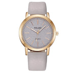 Relojes de marca de lujo para mujer, reloj de cuero a la moda para mujer, relojes de pulsera de cuarzo para mujer, reloj para mujer