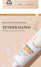 3/5 piezas BIOAQUA Crema de manos de arroz blanco, blanqueadora, hidratante, nutritiva, antienvejecimiento, productos para el cuidado de la piel de las manos