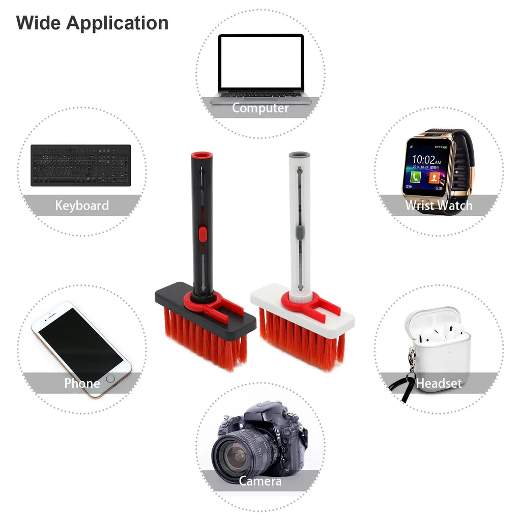 Kit de cepillo de limpieza de teclado 5 en 1, extractor de teclas, limpiador de auriculares para Airpods Pro 1 2 3, caja de auriculares Bluetooth, herramientas de limpieza