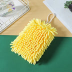Paño de limpieza de chenilla de secado rápido superabsorbente, toalla de mano montada en la pared, suministros de cocina y baño