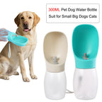 Botella de agua para perros y mascotas, cuencos para beber para cachorros de 300ML, para perros pequeños y medianos, gatos, senderismo, alimentador portátil para gatos, suministros Golden Retriever