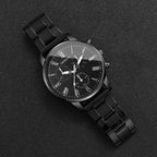 Relojes de negocios a la moda para Hombre, Reloj de pulsera de cuarzo de lujo para Hombre, Reloj negro, Reloj Masculino, Reloj para Hombre (sin caja)