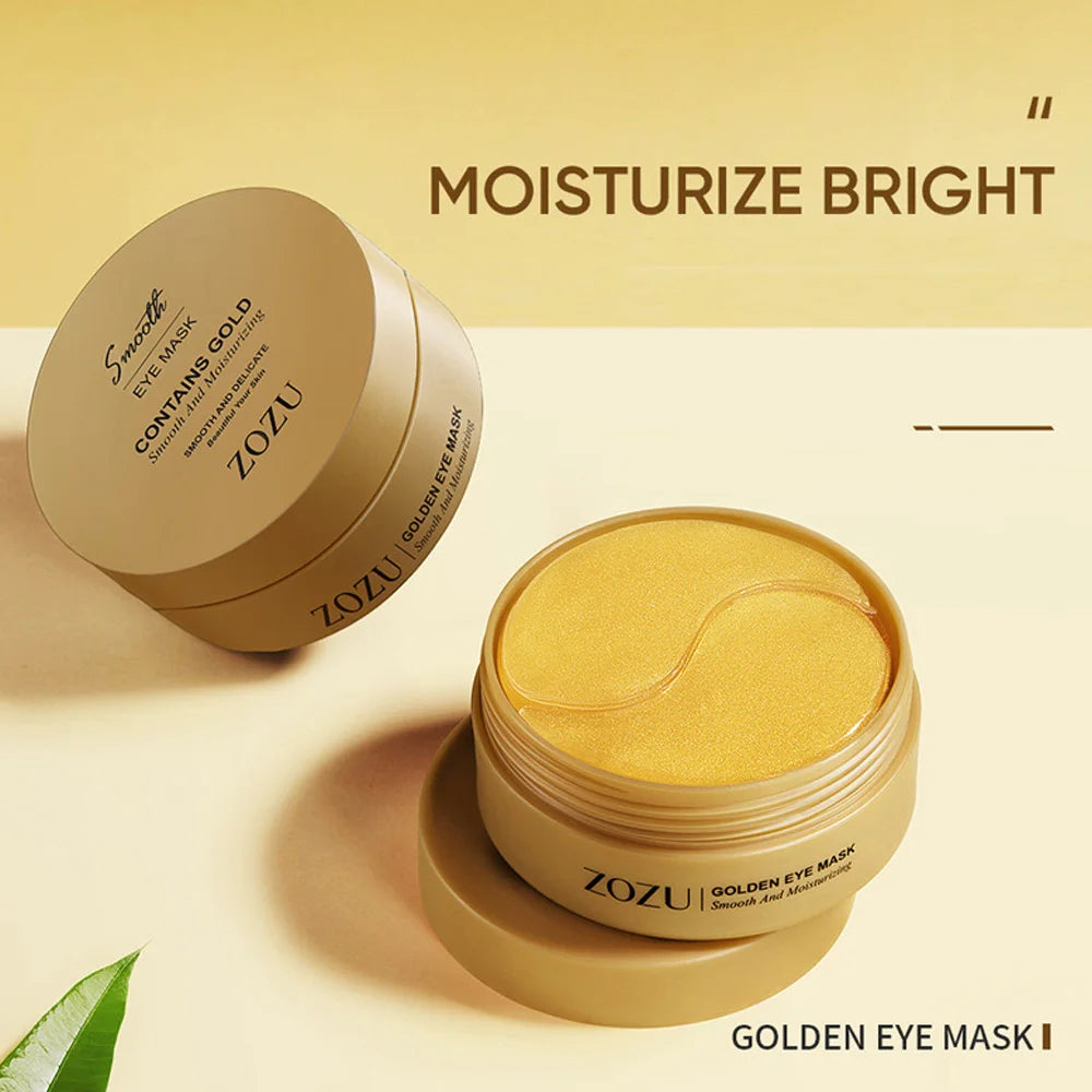 Mascarilla de ojos de colágeno dorado de aguacate, bolsas para ojos antiojeras, parches hidratantes reafirmantes para los ojos, crema reparadora para los ojos, productos para el cuidado de la piel