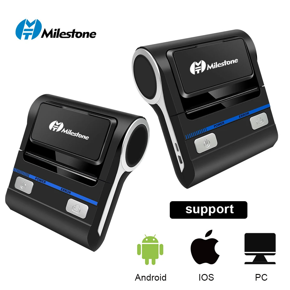 Milestone-impresora térmica portátil de recibos, precio de caja registradora, Dtf