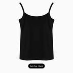Blusa de Gasa con Manga Abullonada y Cuello Cuad, Estilo Verano 2025, para Mujer, Talla Pequeña