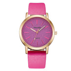 Relojes de marca de lujo para mujer, reloj de cuero a la moda para mujer, relojes de pulsera de cuarzo para mujer, reloj para mujer