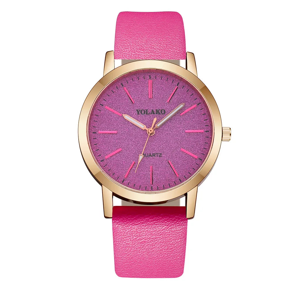 Relojes de marca de lujo para mujer, reloj de cuero a la moda para mujer, relojes de pulsera de cuarzo para mujer, reloj para mujer