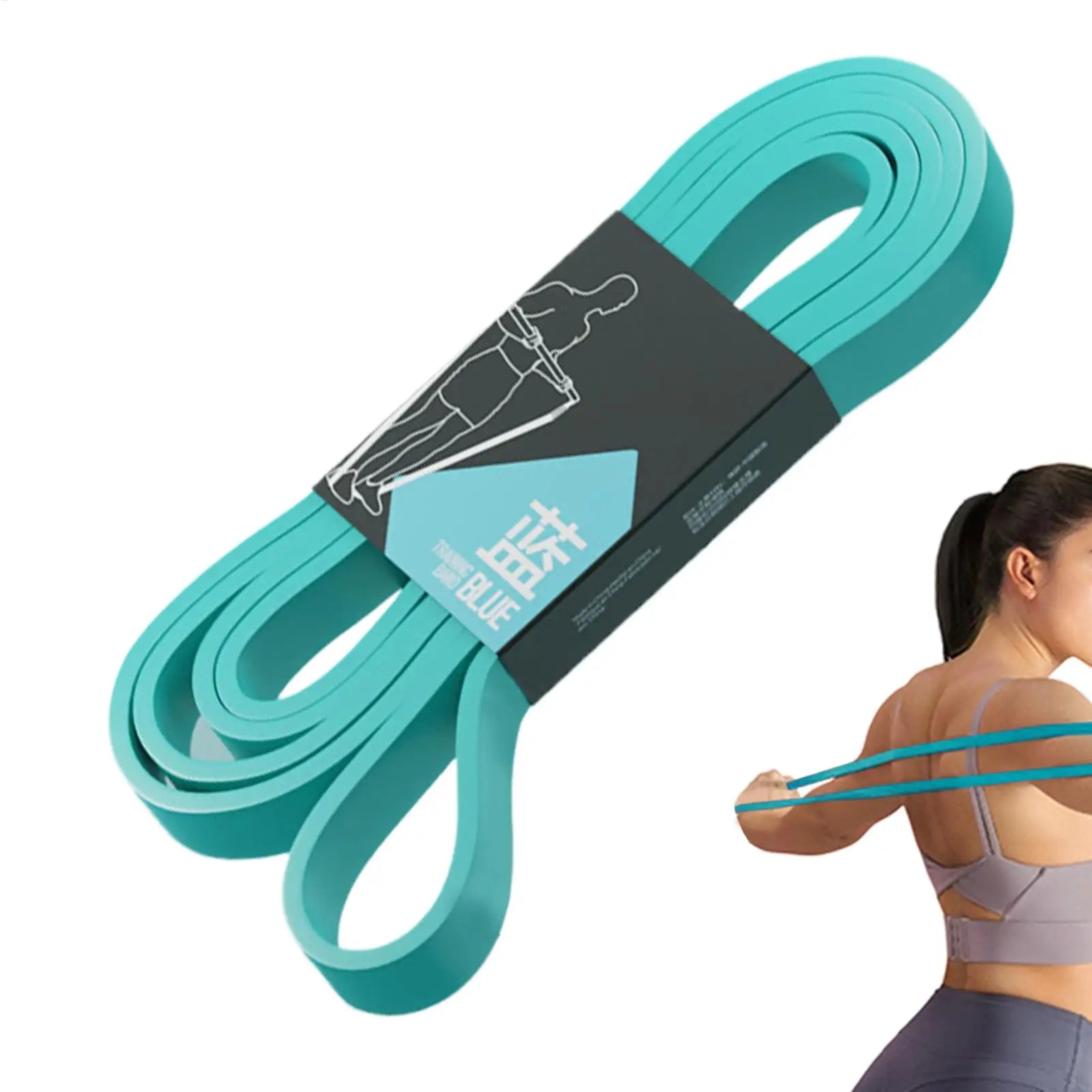 Banda Elástica de Resistencia para Entrenamiento de Fuerza, Cintura y Piernas, Cuerda de Tracción para Gimnasio, Pilates, para Entusiastas del Deporte