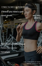 Guantes antideslizantes de medio dedo para entrenamiento de peso pesado para gimnasio, guantes de culturismo para hombres y mujeres, soporte para muñeca, deportes de levantamiento de pesas