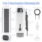 Kit de cepillo de limpieza de teclado 5 en 1, extractor de teclas, limpiador de auriculares para Airpods Pro 1 2 3, caja de auriculares Bluetooth, herramientas de limpieza