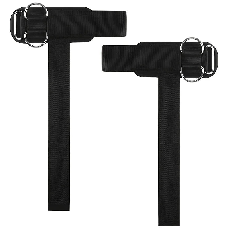Correas de muñeca 2 en 1 para levantamiento de pesas, correas de levantamiento de pesas con anillo en D, correas de peso muerto para máquina de cables, correas de gimnasio para entrenamiento