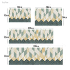 Alfombra de cocina con estampado absorbente, alfombra antideslizante para pasillo, alfombras largas para sala de estar, dormitorio, entrada, felpudo para baño