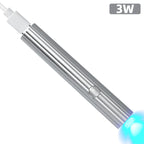 Mini lámpara de uñas portátil de mano para todos los esmaltes de Gel, máquina secadora de uñas USB de secado rápido, lámpara de uñas LED UV, Mini linterna con bolígrafo
