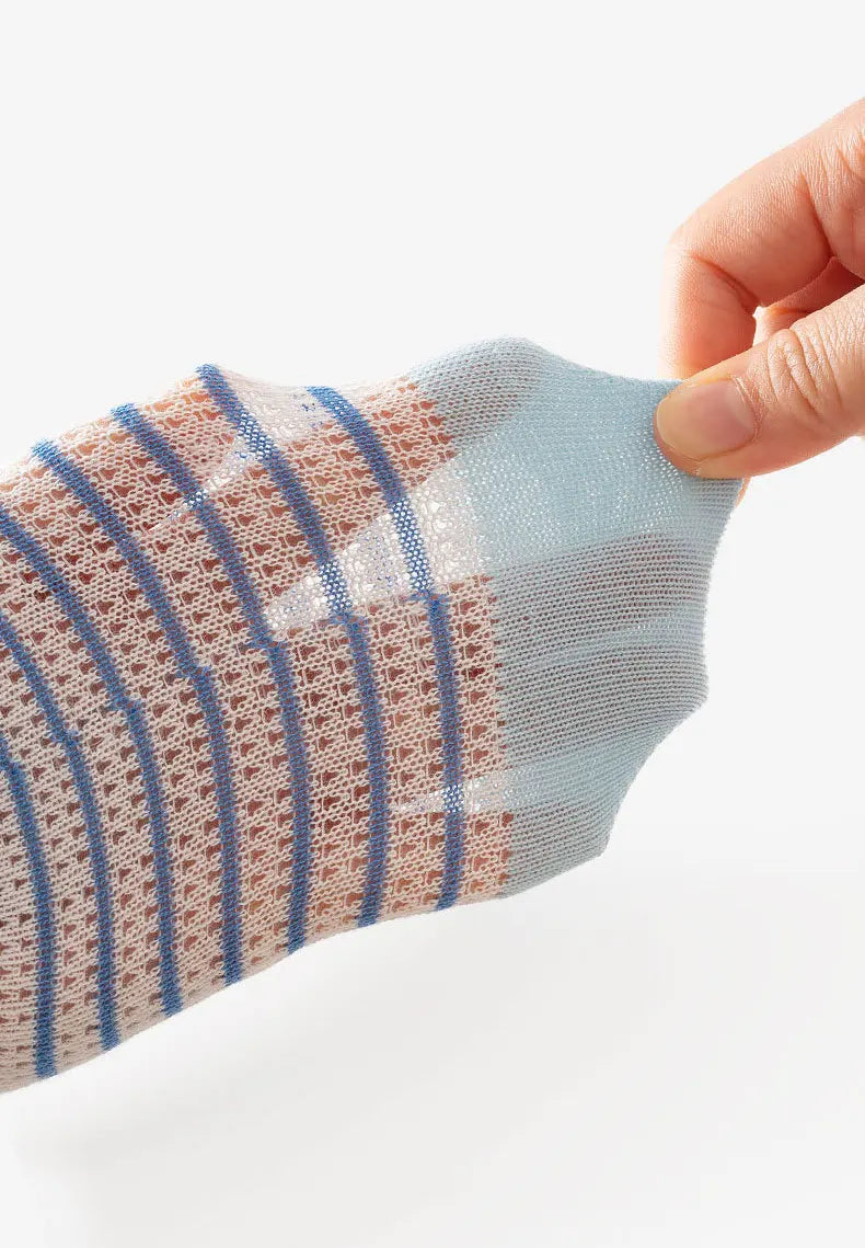 5 pares de calcetines para niños de 1 a 12 años 2025 primavera/verano niños niñas malla calcetines finos transpirables calcetines suaves y cómodos calcetines para niños