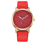 Relojes de marca de lujo para mujer, reloj de cuero a la moda para mujer, relojes de pulsera de cuarzo para mujer, reloj para mujer