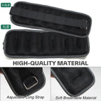 1 par de pesas ajustables para tobillo y muñeca (0,5 kg/1 kg) - correas ligeras de neopreno para correr, entrenamiento de fuerza de yoga para todas las edades