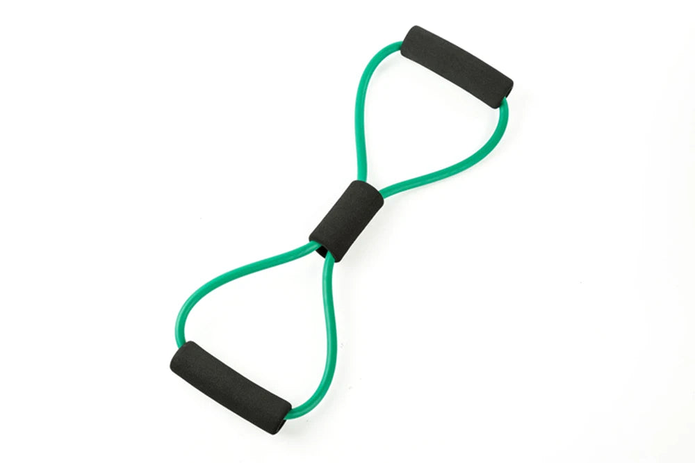 Bandas de resistencia para Yoga, banda elástica, extractor de ejercicio deportivo, expansor de pecho en forma de 8 para culturismo, gimnasio en casa, equipo de Fitness