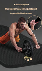 Juego de Dos Tapetes de Yoga Antideslizantes de NBR Extra Gruesos de Alta Calidad para Fitness, Pilates, Gimnasio, Hogar, Sin Olor, Deportivos, Universales para Hombre
