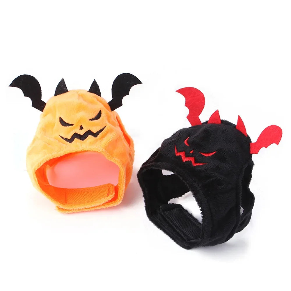 Disfraz de Halloween para perro y gato, Disfraces para perros pequeños, sombrero de murciélago, suministros para mascotas