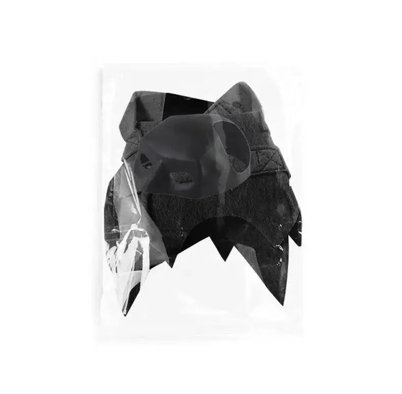 Conjunto de disfraz de murciélago negro para mascotas de Halloween con ala de máscara para gatos, perros, Cosplay creativo, suministros para fiesta de Halloween para mascotas