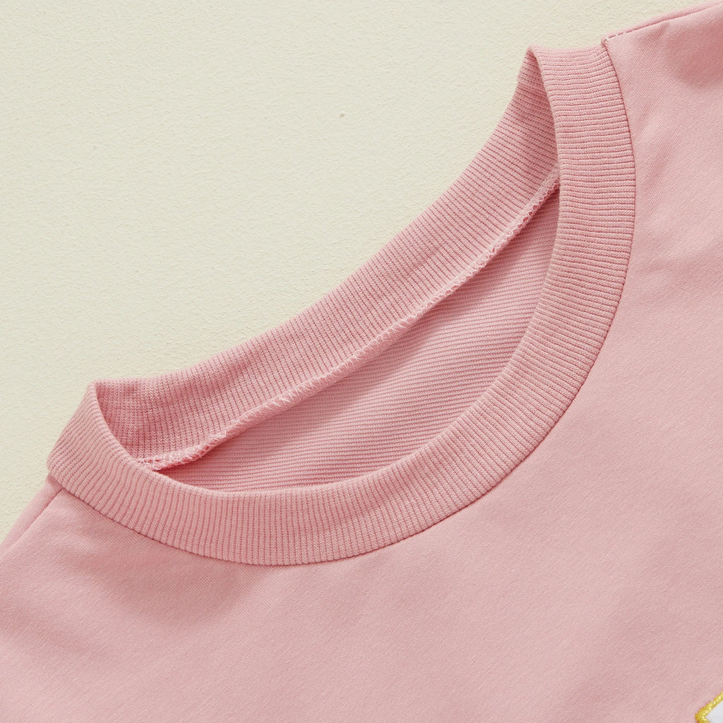 Citgeett primavera mamá y yo trajes a juego 0-3Y Bordado de letras jerseys de manga larga otoño sudadera Tops