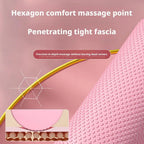 Rodillo de Yoga redondo, cilindro de espuma EVA, rodillo Hexagonal para ejercicio de Pilates, entrenamientos en casa mejorados, diámetro de 9,5 cm de longitud 29,7 cm
