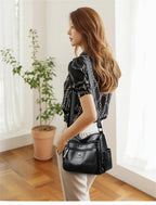 Bolso de mano bordado para mujer, bolsos de cuero de alta calidad para mujer, bolso de hombro para mujer, bolsos cruzados pequeños para mujer, bolso principal 2024