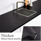 Pegatinas gruesas de mármol mate, papel tapiz autoadhesivo para cocina, a prueba de aceite, gabinetes de escritorio, encimeras, muebles, película decorativa