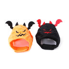 Disfraz de Halloween para perro y gato, Disfraces para perros pequeños, sombrero de murciélago, suministros para mascotas