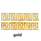 Nuevo 10 Uds. Adhesivo de espejo acrílico con borde de edificio, arte de pared, decoración DIY para el hogar, pegatinas de pared de espejo, decoración para el hogar y la Oficina, 100x100mm