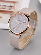 Relojes de marca de lujo para mujer, reloj de cuero a la moda para mujer, relojes de pulsera de cuarzo para mujer, reloj para mujer