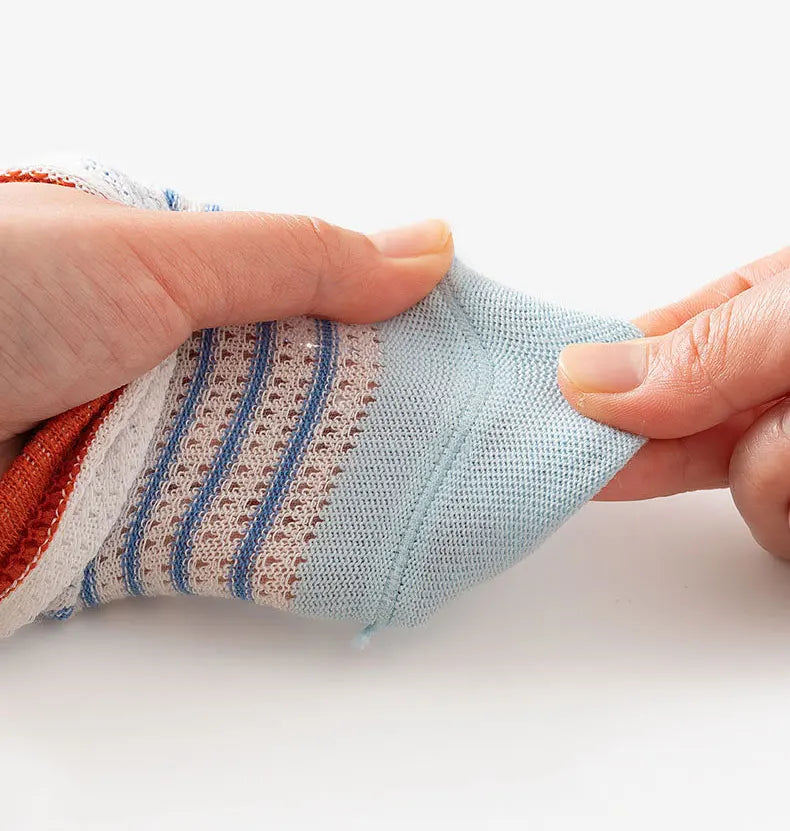 5 pares de calcetines para niños de 1 a 12 años 2025 primavera/verano niños niñas malla calcetines finos transpirables calcetines suaves y cómodos calcetines para niños