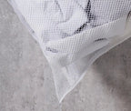 Bolsa de almacenamiento de ropa sucia, cesta con marco, cubo de malla plegable para lavandería, baño, colgante de pared, organizador de ropa para el hogar con gancho