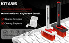 Kit de cepillo de limpieza de teclado 5 en 1, extractor de teclas, limpiador de auriculares para Airpods Pro 1 2 3, caja de auriculares Bluetooth, herramientas de limpieza