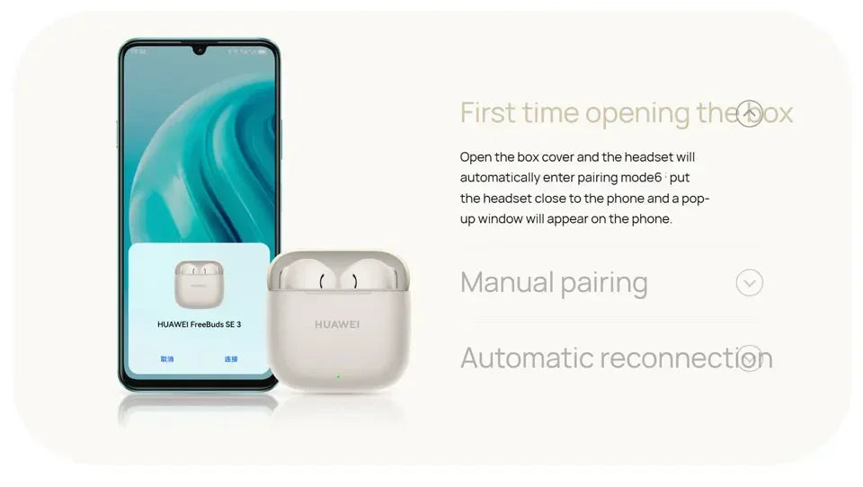 HUAWEI FreeBuds SE 3 Original ligero y compacto Bluetooth 5.4 42 horas de duración de la batería,