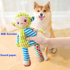 Juguete de peluche para mascotas, rompecabezas para perros y gatos, animales bonitos, resistente a mordeduras, interactivo, chirriante, limpieza de dientes de perro, juguete para masticar, suministros para mascotas