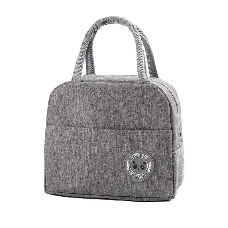 Fiambrera más fresca con patrón funcional, bolsa de almuerzo de lona con aislamiento portátil, bolsas térmicas para comida, Picnic, bolsas de almuerzo para mujeres y niños