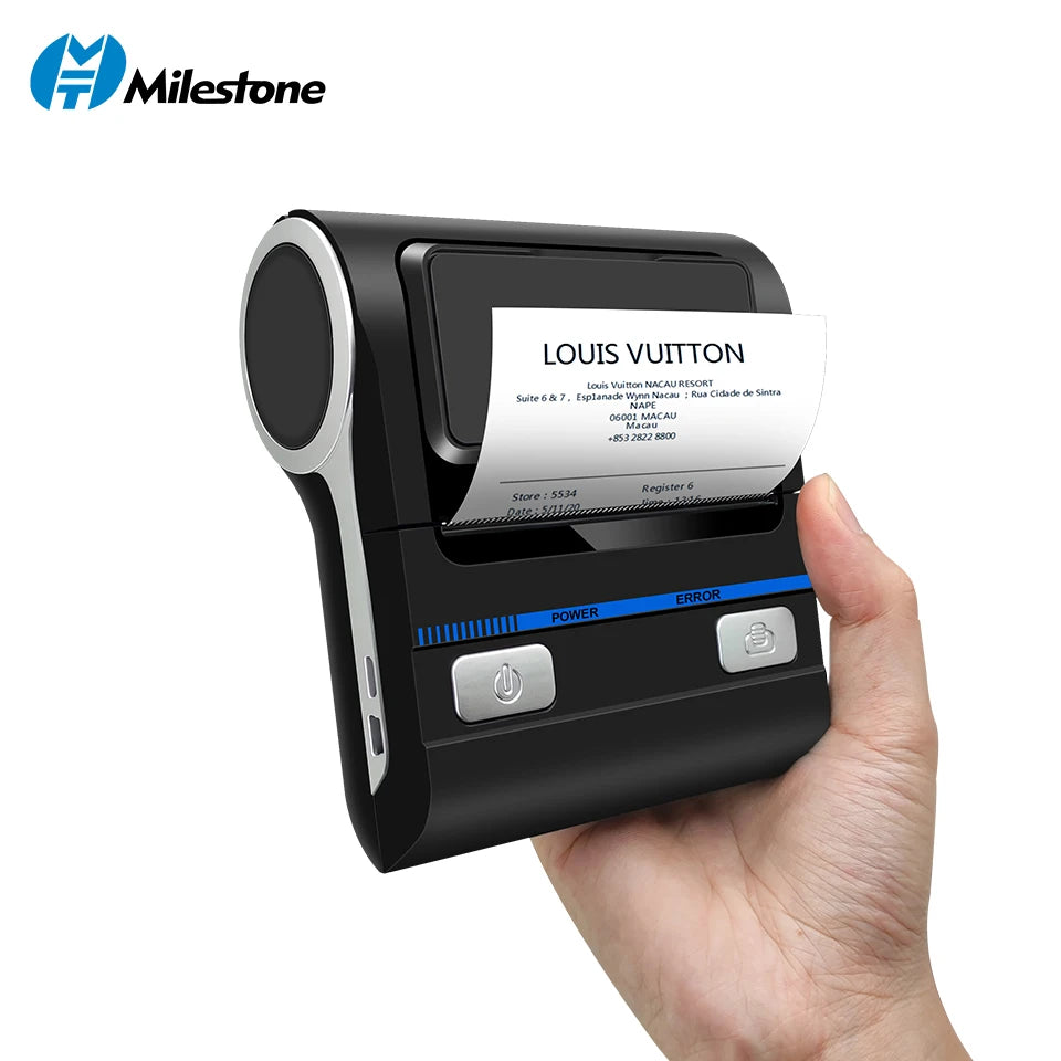 Milestone-impresora térmica portátil de recibos, precio de caja registradora, Dtf