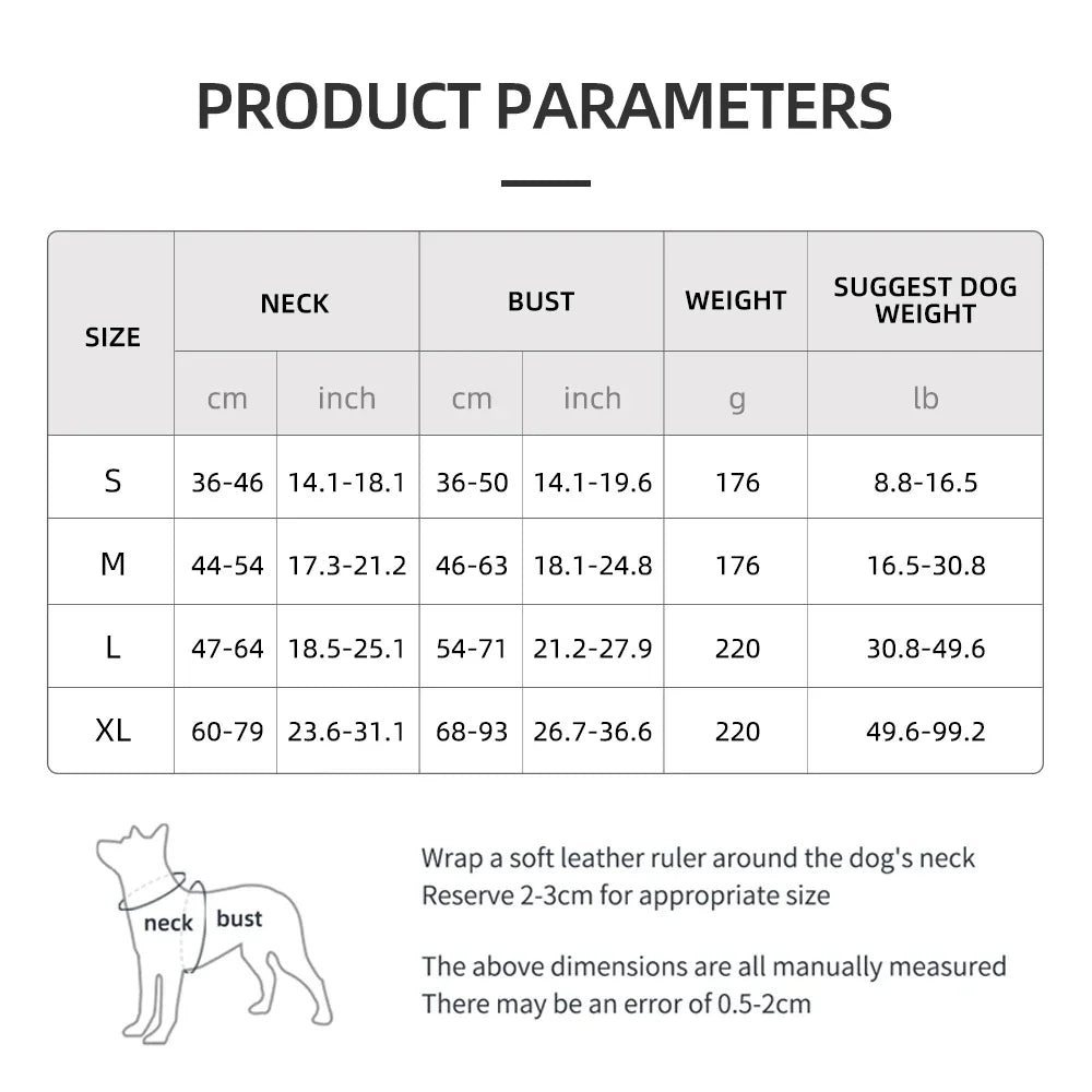 Arnés para Mascotas Multifuncional de Nailon Reflectante, Arnés Ajustable para Perros, Arnés de Pecho para Perros con Control Cómodo y Sin Tirones, Suministros para Mascotas