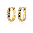 Pendientes redondos elegantes para mujeres y niñas, aretes de aro de acero inoxidable de lujo, joyería estética de compromiso de boda Vintage