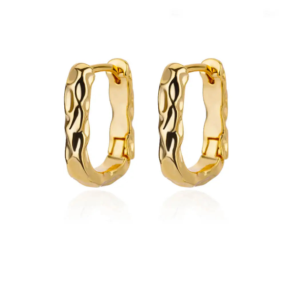 Pendientes redondos elegantes para mujeres y niñas, aretes de aro de acero inoxidable de lujo, joyería estética de compromiso de boda Vintage