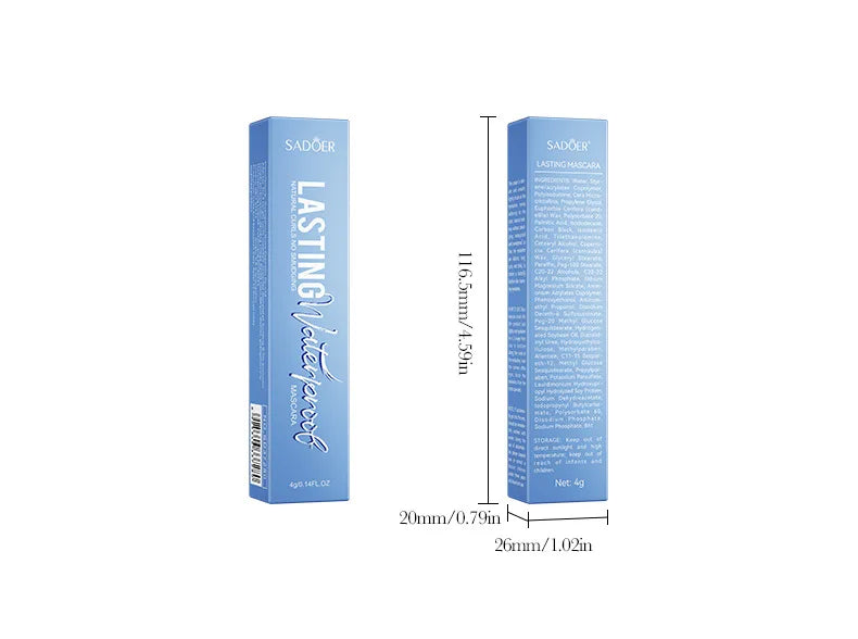Máscara de pestañas resistente al agua 5D, maquillaje para mujer, máscara resistente al agua, máscara de fibra de seda negra, Cosméticos Coreanos nuevos