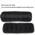 1 par de pesas ajustables para tobillo y muñeca (0,5 kg/1 kg) - correas ligeras de neopreno para correr, entrenamiento de fuerza de yoga para todas las edades