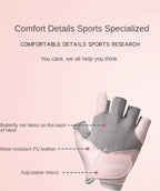 Guantes antideslizantes de medio dedo para entrenamiento de peso pesado para gimnasio, guantes de culturismo para hombres y mujeres, soporte para muñeca, deportes de levantamiento de pesas