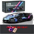 Modelo de coche deportivo de carreras técnico, bloques de construcción técnicos para adultos 1:14, supercoche DIY, rompecabezas de ladrillos, juguetes para niños y adultos, regalo (1314 + grano)