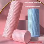Rodillo de Yoga redondo, cilindro de espuma EVA, rodillo Hexagonal para ejercicio de Pilates, entrenamientos en casa mejorados, diámetro de 9,5 cm de longitud 29,7 cm